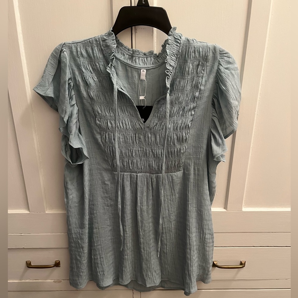 Deep Self Womens Cap Sleeve Top - XL
